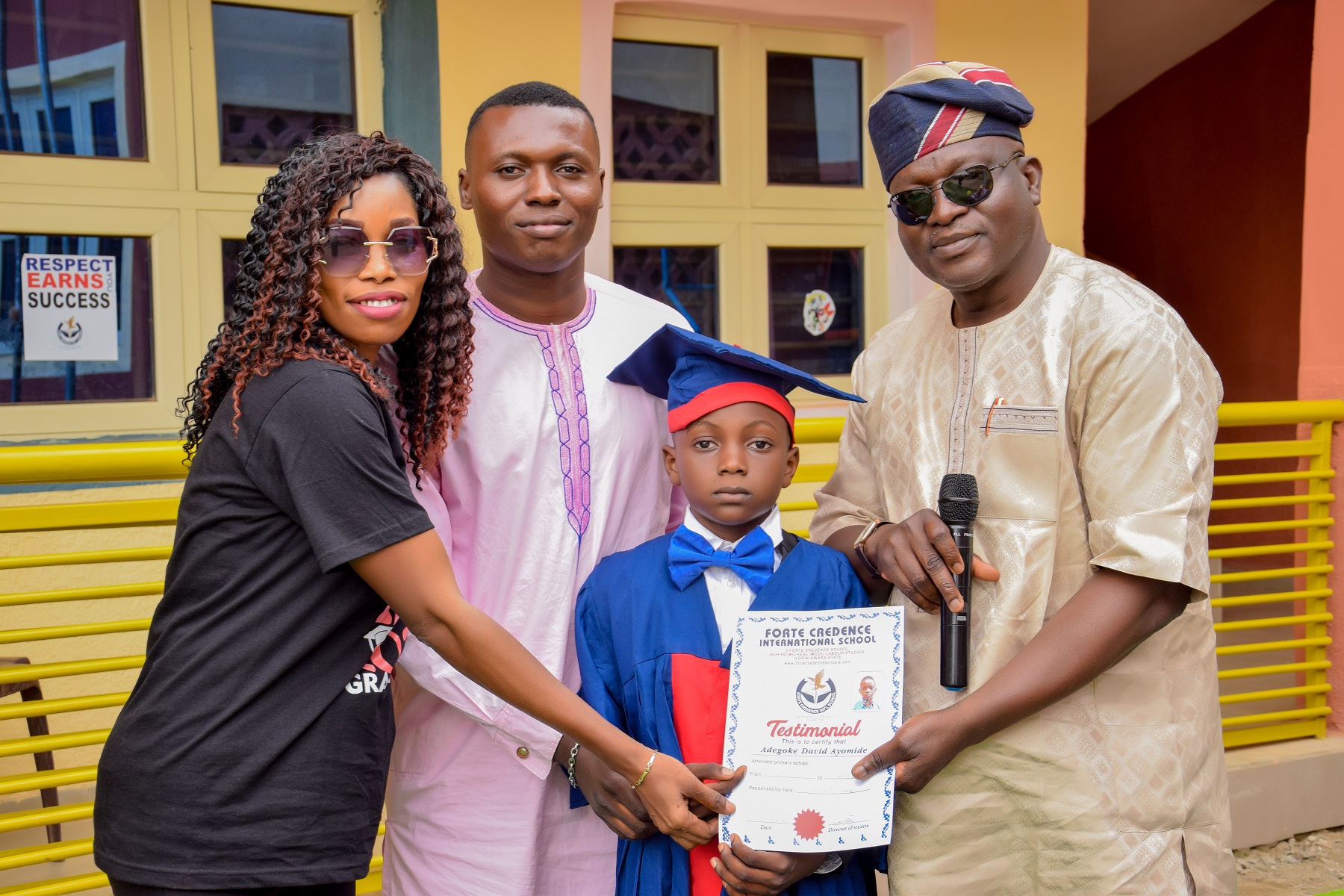 Presentation of award